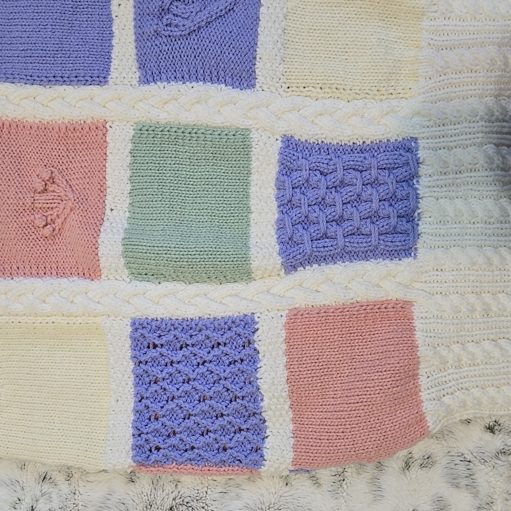 Handmade Pastel Block Sweater - Picture 5 of 10